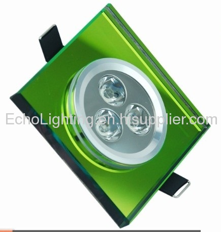 2012 square crystal LED downlights ECLC-S-CH3W