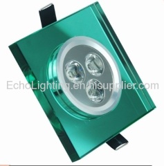2012 square crystal LED downlights ECLC-S-GR3W