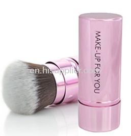 Pink Retractable Cosmetic Face Brush