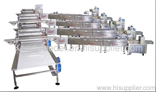 production line machine biscuit packing packing line