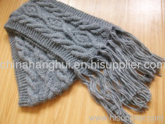 2012 newest fashion long knitted winter scarf