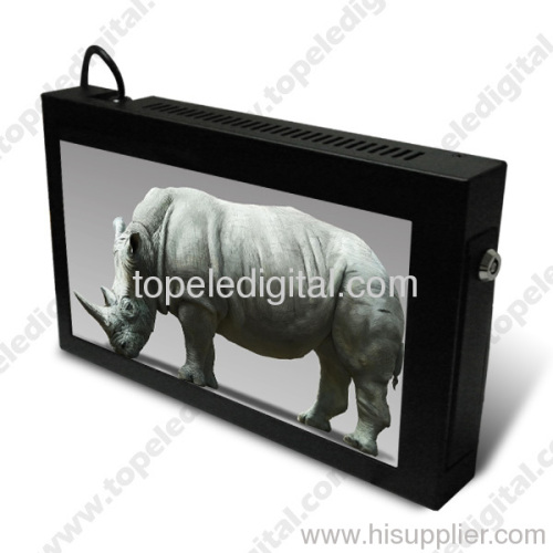 Chain shops/stores Goods shelf mounting/wall hanging 10.1 inch lcd wall mount glass display case