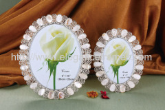 Zinc alloy diecasted Mother of Pearl Picture Shell Photo Frames