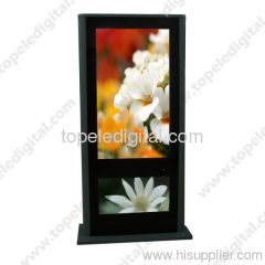 42 inch lcd advertising display Automatically display in loop Support corner mark logo display
