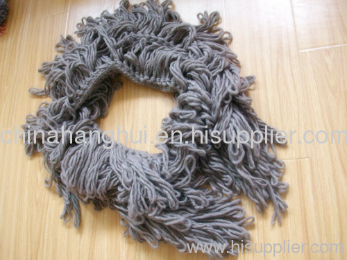 2012 newest fashion long knitted winter scarf