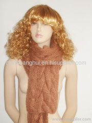 2012 newest fashion long knitted winter scarf