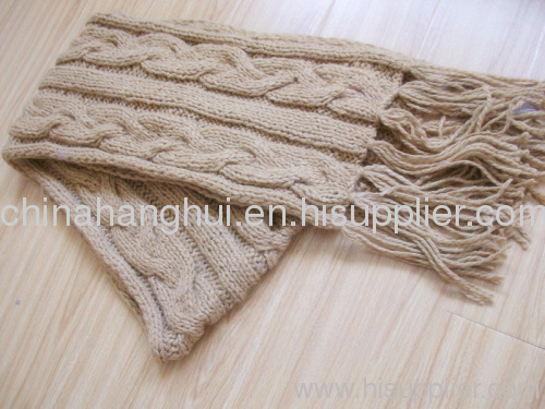 2012 newest fashion long knitted winter scarf