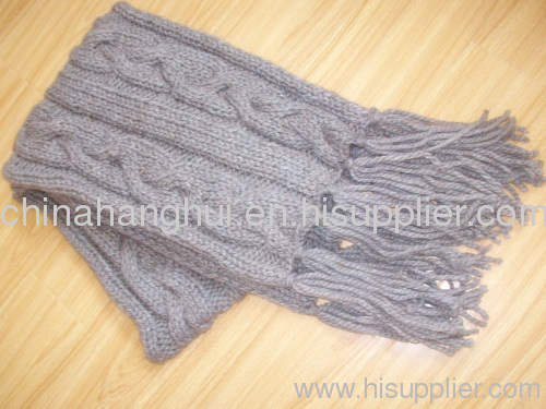 2012 newest fashion long knitted winter scarf