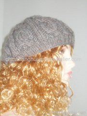 2012 newest fashion knitted ladies' hat