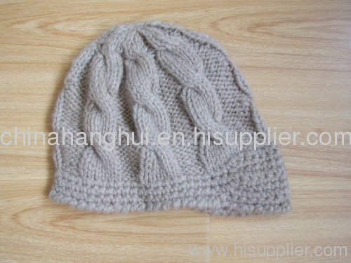 2012 newest fashion knitted ladies' hat