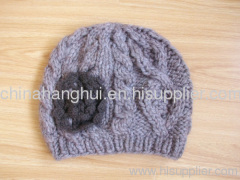 2012 newest fashion knitted ladies' hat