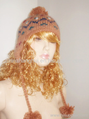 2012 newest fashion knitted ladies' hat