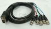 VGA DB15 to 5xBNC Security Camera Cable
