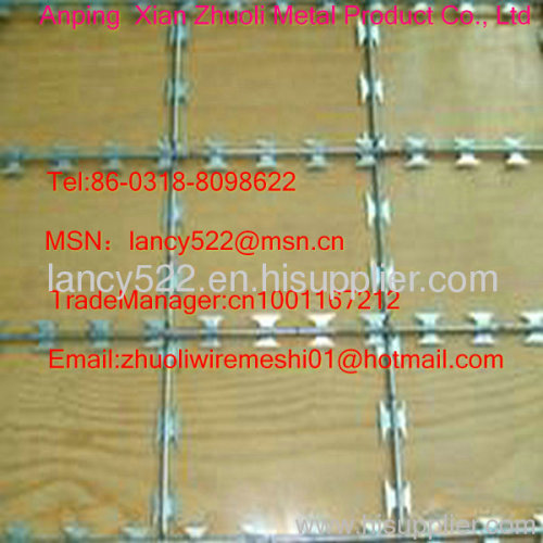 razor wire prison fence wholesale /razor wire installation