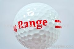 Golf Range ball with logo