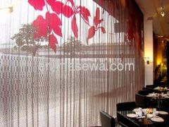 decorative metal wire mesh as curtain