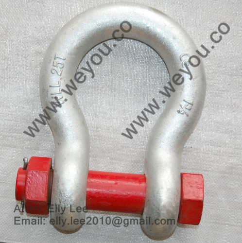 SAFETY TYPE ANCHOR SHACKLE