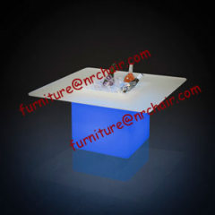 wedding/party acrylic table LED Wine cooler
