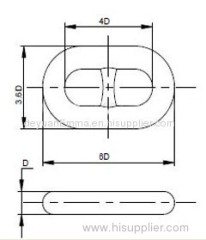 Grade U1 U2 U3 Marine Studlink Anchor Chain