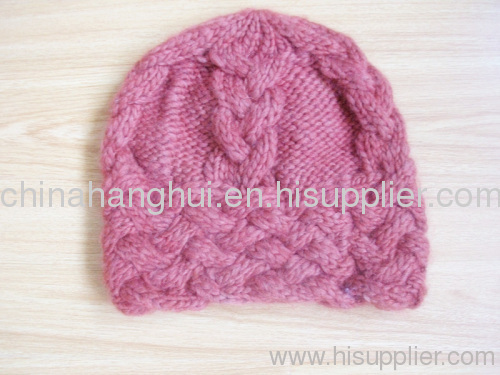 2012 fashion knitted ladies' hat