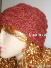 2012 newest fashion knitted ladies' hat