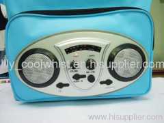 Waterproof cooler bag radio