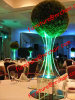 banquet party acrylic LED glowing tabletop decorative centerpiece
