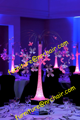 wedding acrylic LED glowing tabletop decorative centerpiece