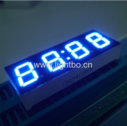 High brightness 4 Digit 7 Segment LED Clock Display, Various character height and colour available