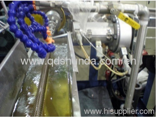 PVC Flexible Fibre Reinforced hose Pipe Extrusion Line