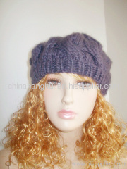 2012 newest fashion knitted ladies' hat