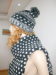 2012 newest fashion knitted scarf&hat set