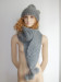 2012 newest fashion knitted scard&hat set