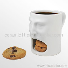 Ceramic biscuit mug