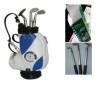 Golf pen holder with clock