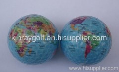 novelty terrestrial golf balls