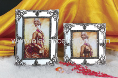 classical flower line Mirror Photo Frames