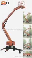 Aerial work lift-Trailing articulated boom lift