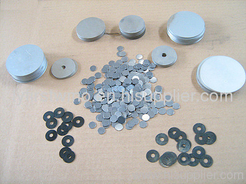 Ground Tungsten Disk/Tungsten rod