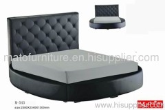 OTTOMAN SOFT PU BED WITH OPEN SLATS