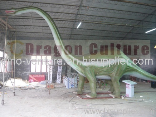 Long neck dinosaur model for themepark