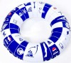 Pvc inflatable swim ringl with customize logo