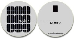 Circle pv solar, rondure photovoltaic panels 30W