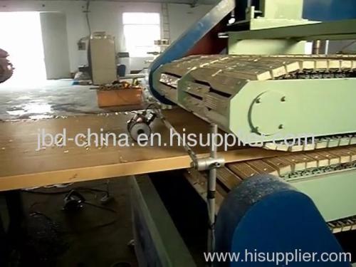 wood plastic composite door board production line