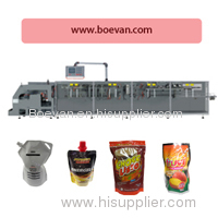 Liquid Filling Machine with BHD-280DSC Food Packing Machine