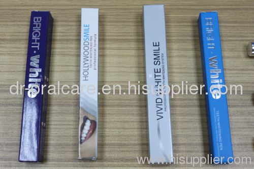 Fashionable dental whitening pens