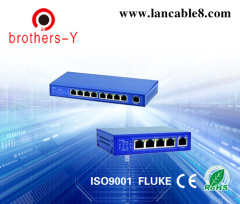 4c 8 Port GbE L2 Plus Managed PoE Switch