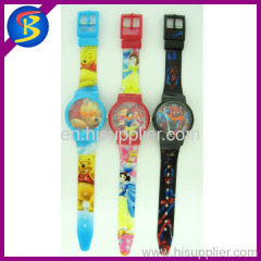 Cute cartoon cheap plastic watch WL1828