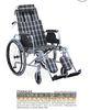 Carbon steel Reclining Wheel Chair for disabled people or old people