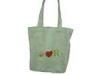 OEM Red Heart Bleached Plain Cotton Bags, Reusable Shopping / Carry / Carrier Bag